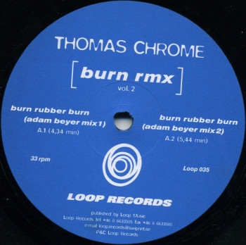 Thomas Krome - Burn Rmx (Vol. 2) | Loop Records (Loop 035)
