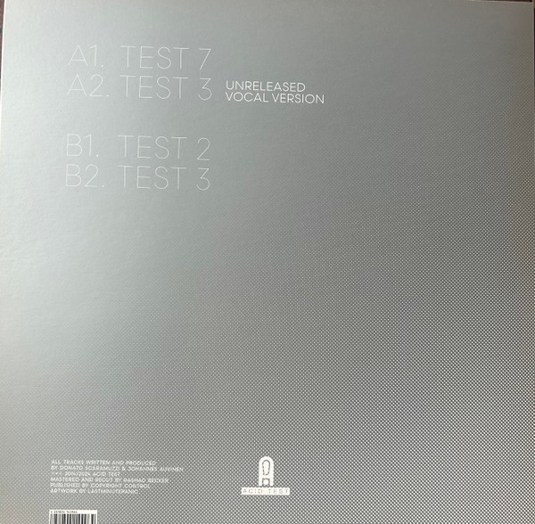Donato Dozzy & Tin Man - Acid Test 09.1 (10 Year Anniversary Edition) | Acid Test (AcidTest09.1) - 2