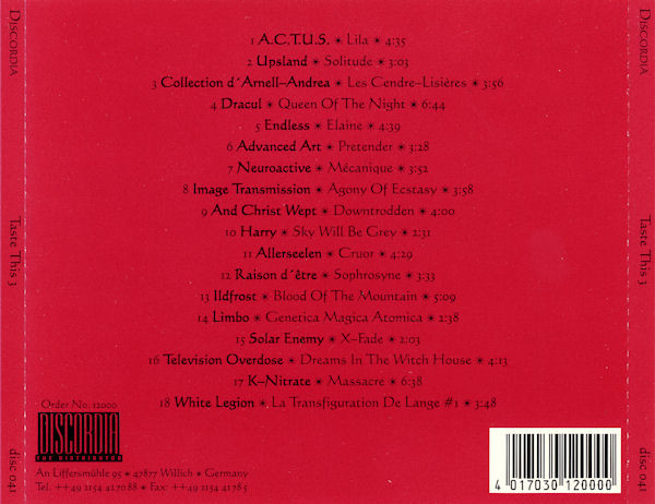 Various - Taste This 3 | Discordia (disc 041) - 2