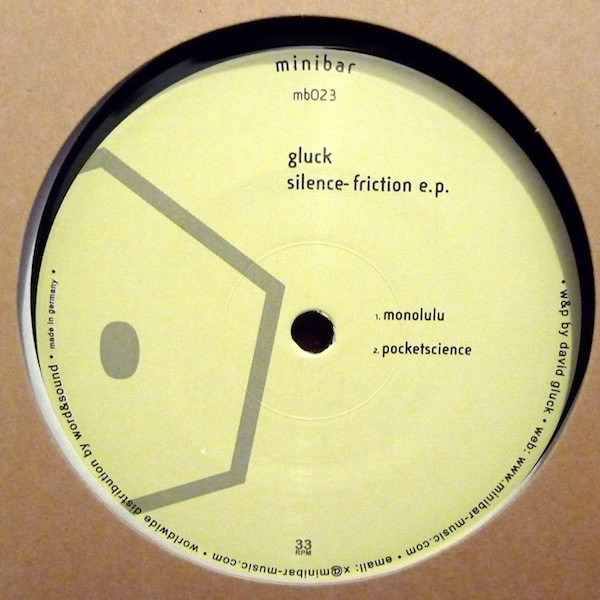Gluck - Silence Friction E.P. | Minibar (mb023) - main