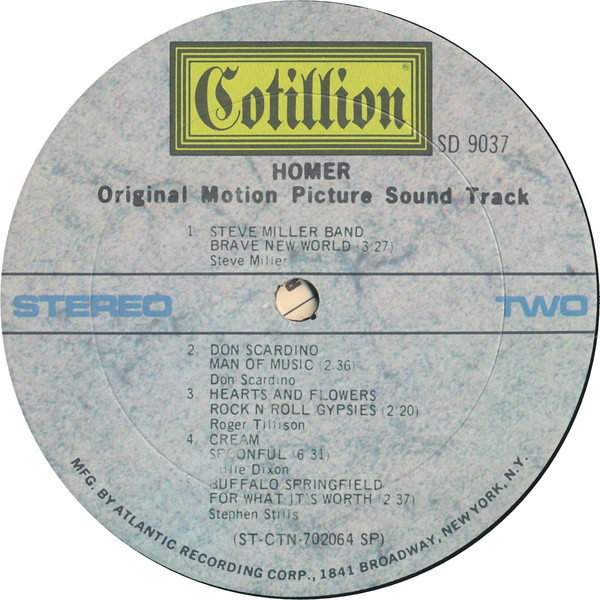 Original Motion Picture Sound Track "Homer"