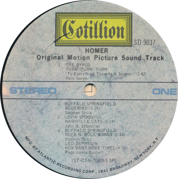 Original Motion Picture Sound Track "Homer"