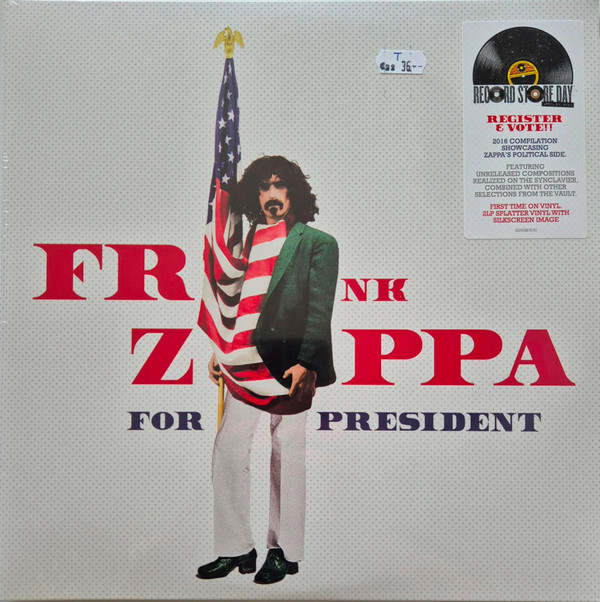 Frank Zappa - Frank Zappa For President (RSD2024 - Limited Edition - 2LP - Red/White/Blue Splattered Vinyl) [Vinyl] | Zappa Records (ZR 20021-2) - 2