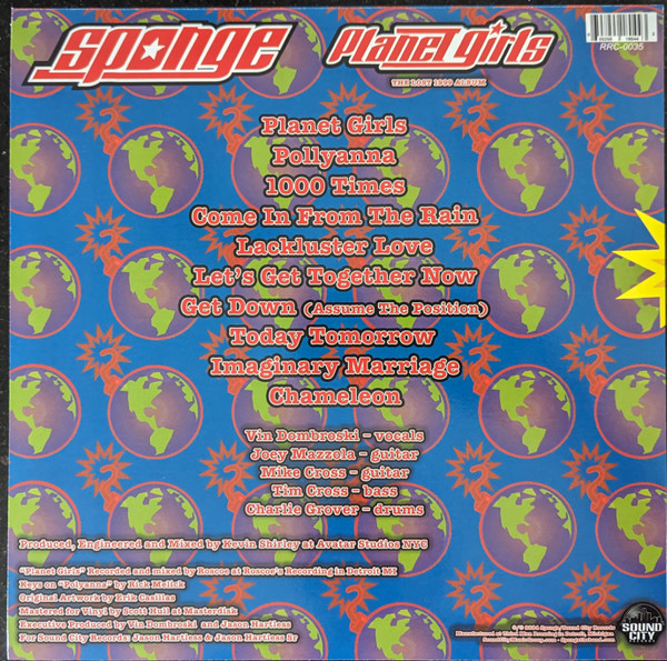 Sponge - Planet Girls (The Lost 1999 Album) | Sound City Records (RRC-0035) - 2 Sponge - Planet Girls (The Lost 1999 Album) | Sound City Records (RRC-0035) - 2
