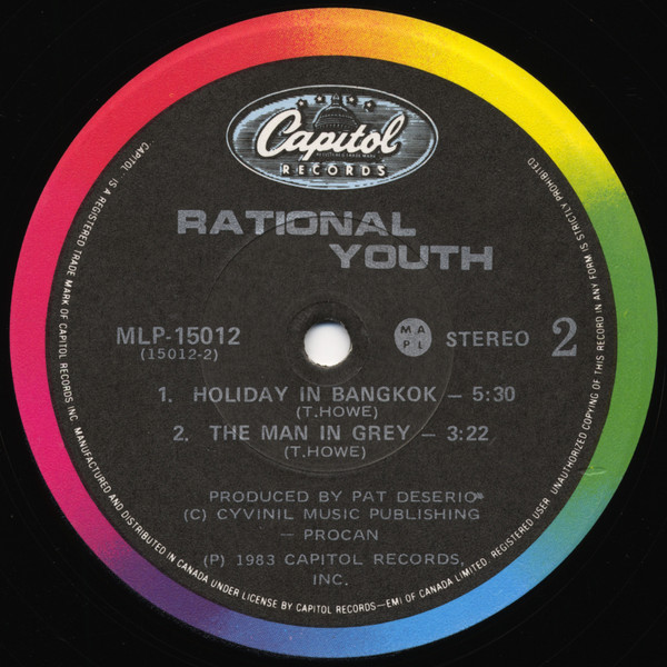 Rational Youth - Rational Youth | Capitol Records (MLP-15012) - 4 Rational Youth - Rational Youth | Capitol Records (MLP-15012) - 4