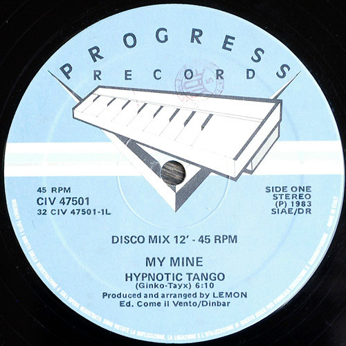 My Mine - Hypnotic Tango | Progress Record (CIV 47501) - 3 My Mine - Hypnotic Tango | Progress Record (CIV 47501) - 3