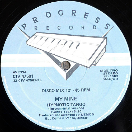 My Mine - Hypnotic Tango | Progress Record (CIV 47501) - 4 My Mine - Hypnotic Tango | Progress Record (CIV 47501) - 4