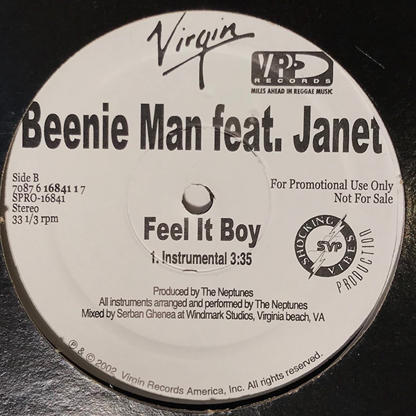 Beenie Man Feat. Janet - Feel It Boy | Virgin (7087 6 16841 1 7) - 3