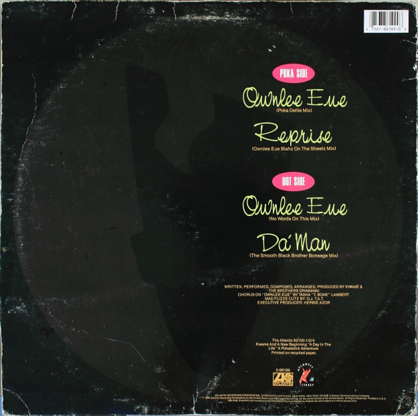 Kwamé & A New Beginning - Ownlee Eue | Atlantic (0-86199) - 2 Kwamé & A New Beginning - Ownlee Eue | Atlantic (0-86199) - 2