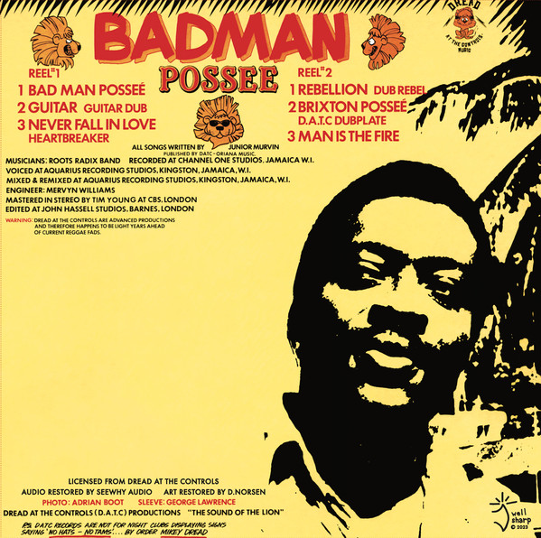 Junior Murvin - Bad Man Possee | Well Sharp (WSR001) - 2 Junior Murvin - Bad Man Possee | Well Sharp (WSR001) - 2