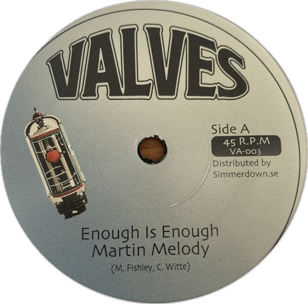 Martin Melody - Enough Is Enough | Valves (VA-003)