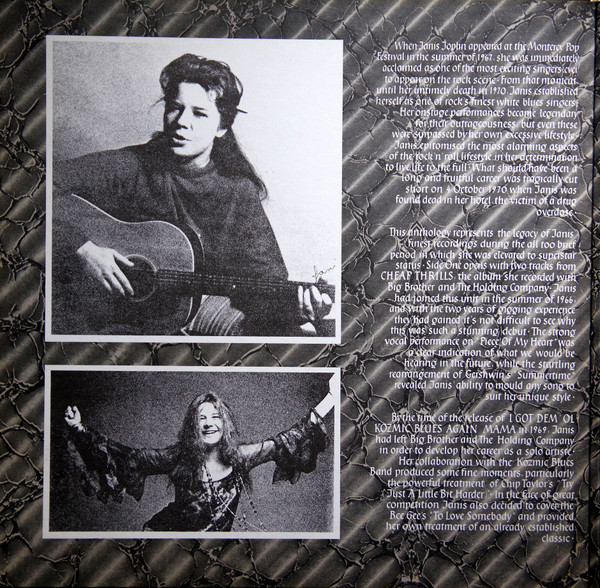 Janis Joplin - Anthology | CBS (88492) - 2 Janis Joplin - Anthology | CBS (88492) - 2