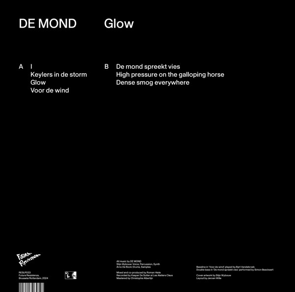 DE MOND - Glow | Futura Resistenza (RESLP033) - 2