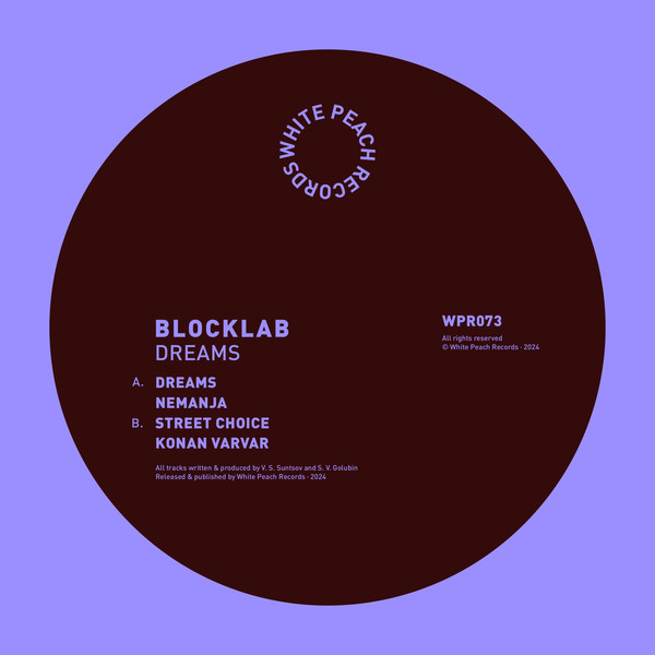Blocklab - Dreams | White Peach (WPR073)