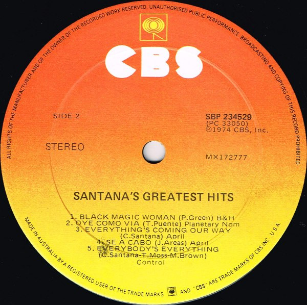 Santana's Greatest Hits