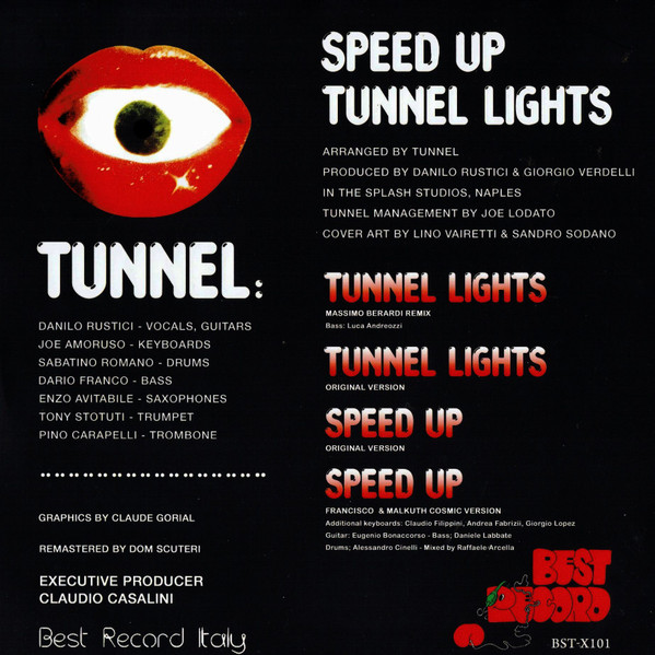 Tunnel Featuring Danilo Rustici - Speed Up / Tunnel Lights | Best Record (BST-X101) - 2