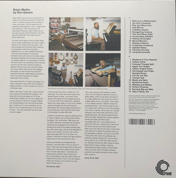 Ron Geesin - Basic Maths | Trunk Records (JBH104LP) - 2 Ron Geesin - Basic Maths | Trunk Records (JBH104LP) - 2