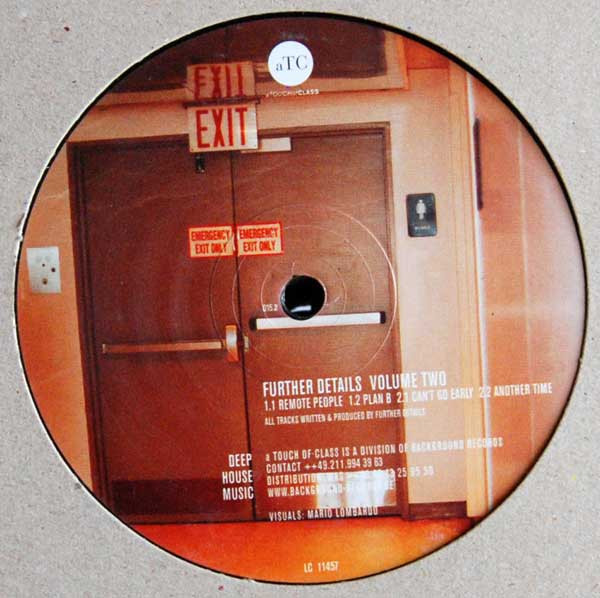 Further Details - Volume Two | A Touch Of Class (ATC015) - 2