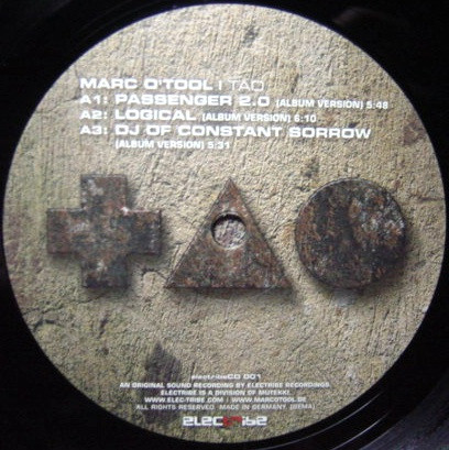 Marc O'Tool - Tao | Electribe (electribeLP 001) - 3 Marc O'Tool - Tao | Electribe (electribeLP 001) - 3