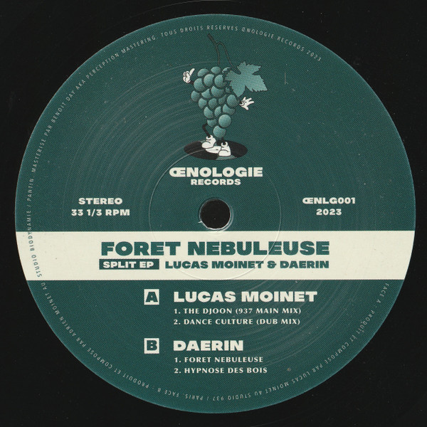 Lucas Moinet & Daerin - Foret Nebuleuse Split EP | Oenologie Records (OENLG001)
