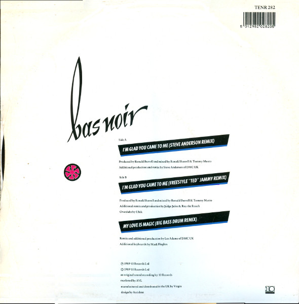 Bas Noir - I'm Glad You Came To Me (Steve Anderson Remix) | 10 Records (TENR 282) - 2