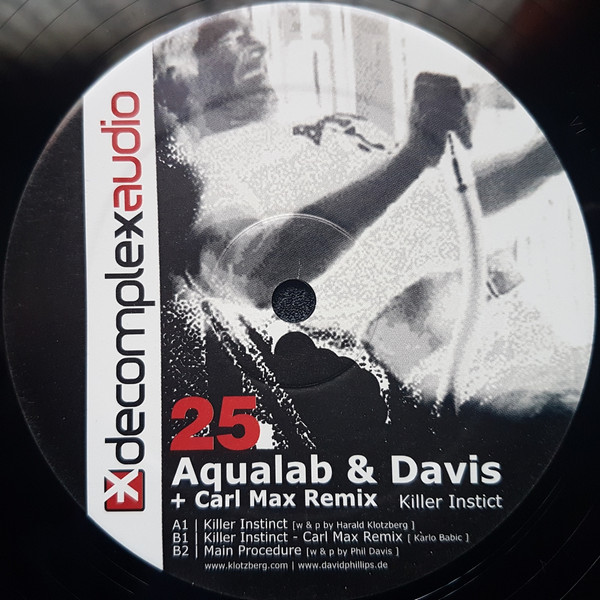 Aqualab & Davis - Killer Instinct | Decomplex Audio (dxa-025) - main