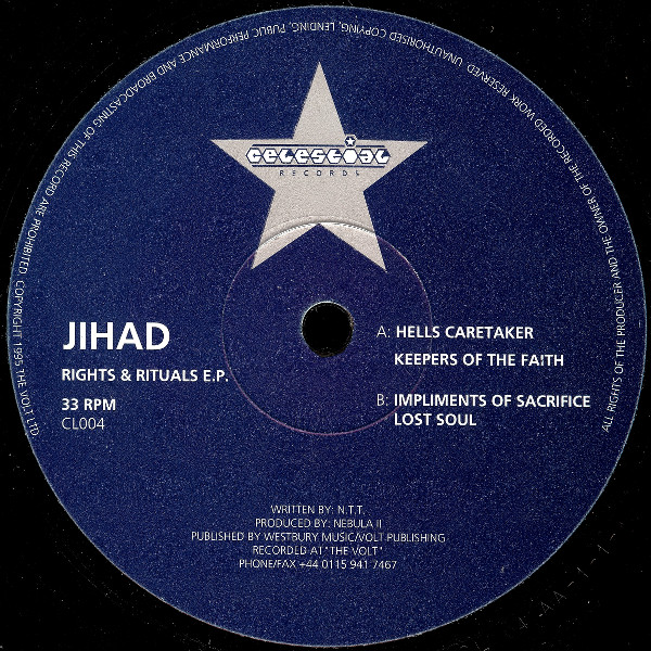 Jihad - Rights & Rituals E.P. | Celestial Records (CL004) - main