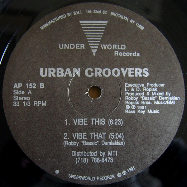 Urban Groovers - The Battle Of Two | Underworld Records (AP 152)