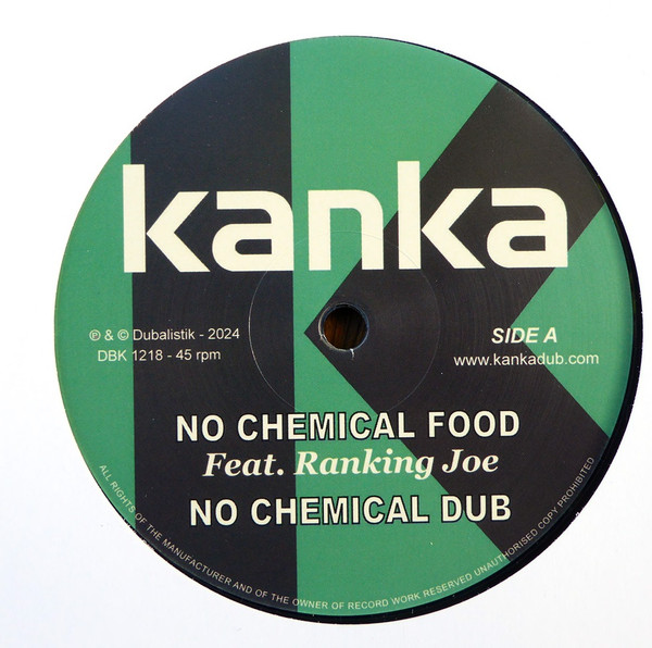 Ranking Joe , Kanka , David Cairol - No Chemical Food | Dubalistik (DBK1218) - main