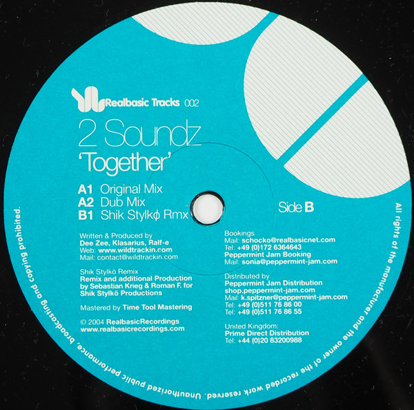 2Soundz - Together | Realbasic Tracks (RBT 002) - 2 2Soundz - Together | Realbasic Tracks (RBT 002) - 2