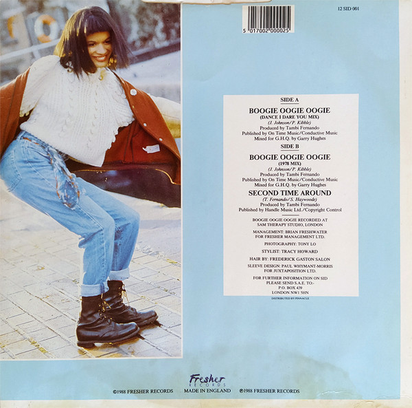 Haywoode - Boogie Oogie Oogie | Fresher Records (12 SID 001) - 2 Haywoode - Boogie Oogie Oogie | Fresher Records (12 SID 001) - 2