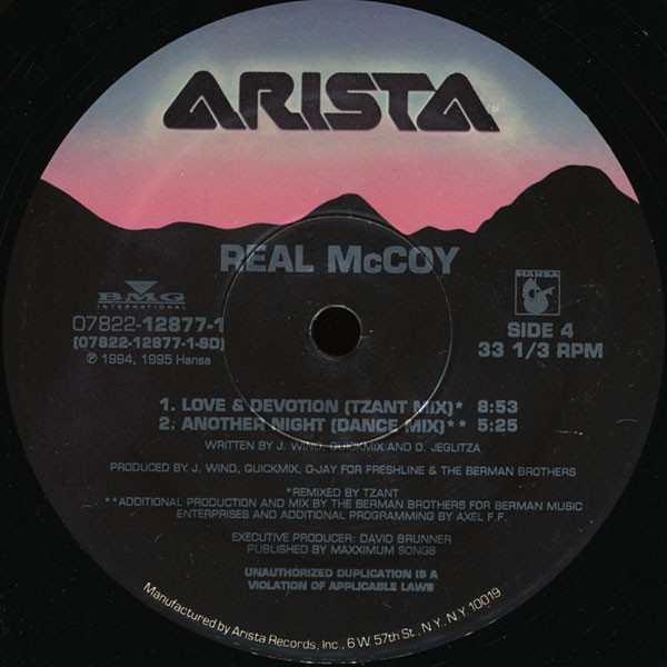 Real McCoy - Automatic Lover (Call For Love) | Arista (07822-12877-1) - 8 Real McCoy - Automatic Lover (Call For Love) | Arista (07822-12877-1) - 8