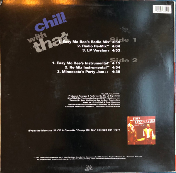 Ill Al Skratch - Chill With That | Mercury (856 625-1) - 2