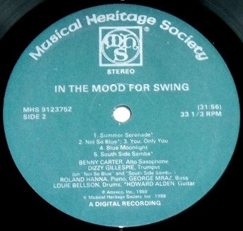 In The Mood For Swing