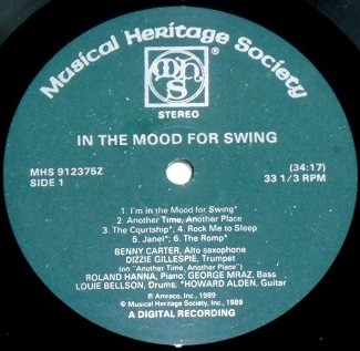 In The Mood For Swing