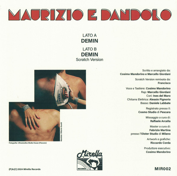 Maurizio E Dandolo - Demin | Mirella Records (MIR002) - 2