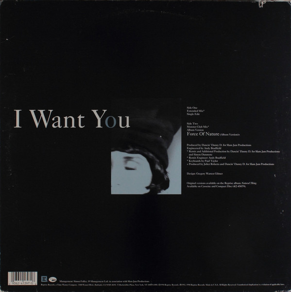 Juliet Roberts - I Want You | Reprise Records (0-41397) - 2
