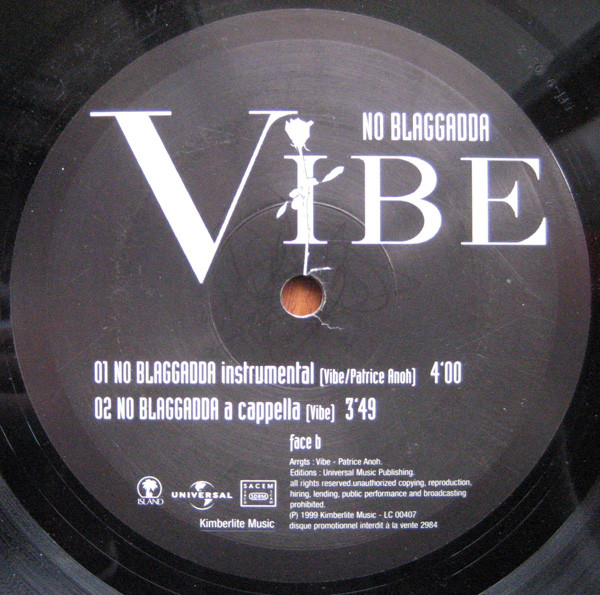Vibe - No Blaggadda | Universal (2984) - 2 Vibe - No Blaggadda | Universal (2984) - 2
