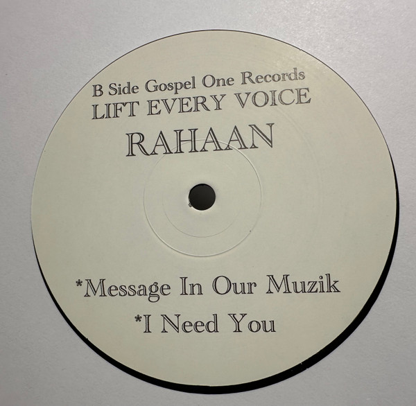 Rahaan - Lift Every Voice | Gospel One Records (GOSPEL1) - 3