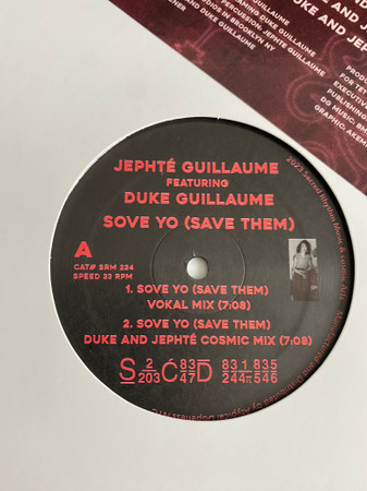 Jephté Guillaume Featuring Duke Guillaume - Sove Yo (Save Them) | Sacred Rhythm Music (SRM 234)