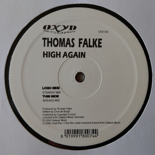 Thomas Falke - High Again | Oxyd Records (Ox5146) - main