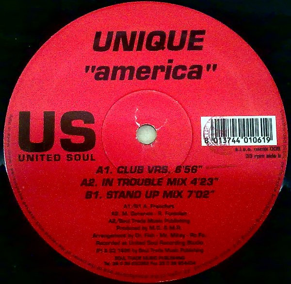 Unique - America | United Soul (USMIX006) - main