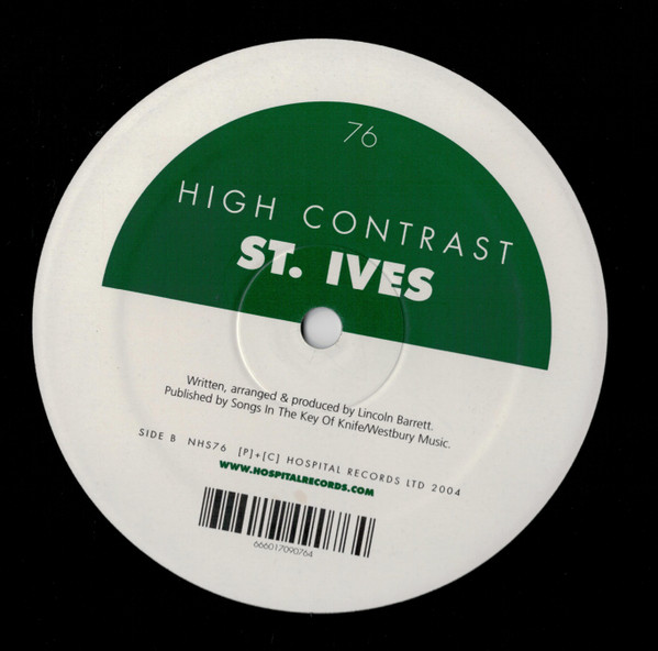 High Contrast - Racing Green | Hospital Records (NHS76) - 3