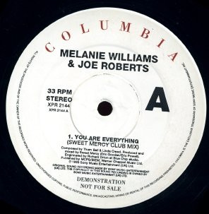 Melanie Williams & Joe Roberts - You Are Everything | Columbia (XPR 2144) - main