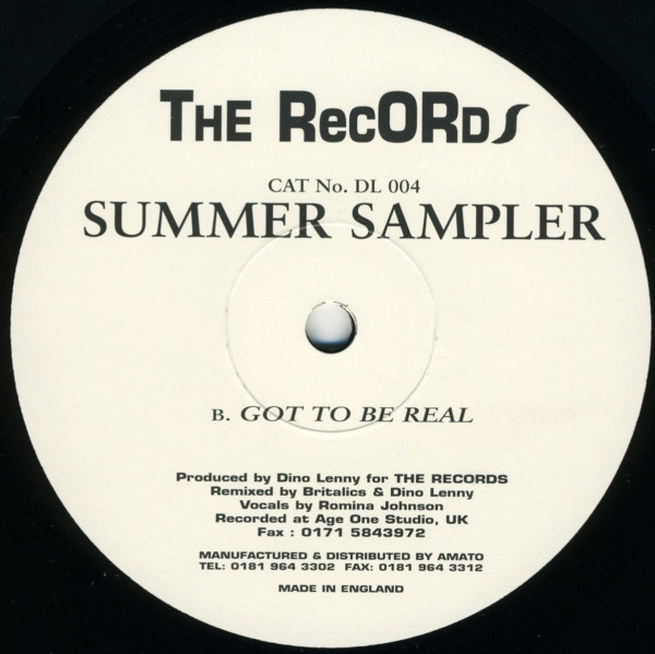 Britalics & Dino Lenny - Summer Sampler | The Records (DL 004) - 2