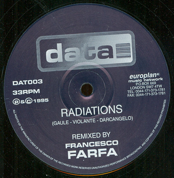 Radiations - Radiations | Data Records (DAT003) - main