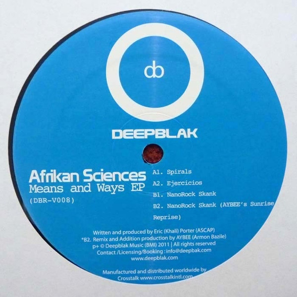 Afrikan Sciences - Means And Ways EP | Deepblak (DBR-V008) - 2 Afrikan Sciences - Means And Ways EP | Deepblak (DBR-V008) - 2