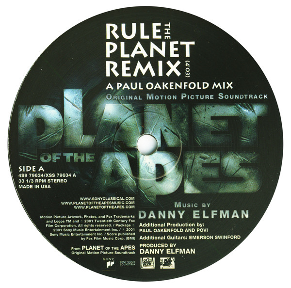 Danny Elfman - Original Motion Picture Soundtrack Planet Of The Apes | Sony Classical (4S9 79634)