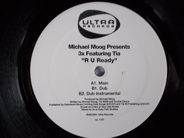 Michael Moog Presents 3X Featuring Tia - R U Ready? | Ultra Records (UL 1107) - 3 Michael Moog Presents 3X Featuring Tia - R U Ready? | Ultra Records (UL 1107) - 3