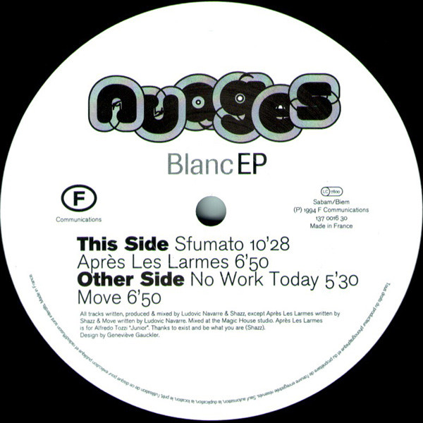 Nuages - Blanc EP | F Communications (F 016) - 3 Nuages - Blanc EP | F Communications (F 016) - 3